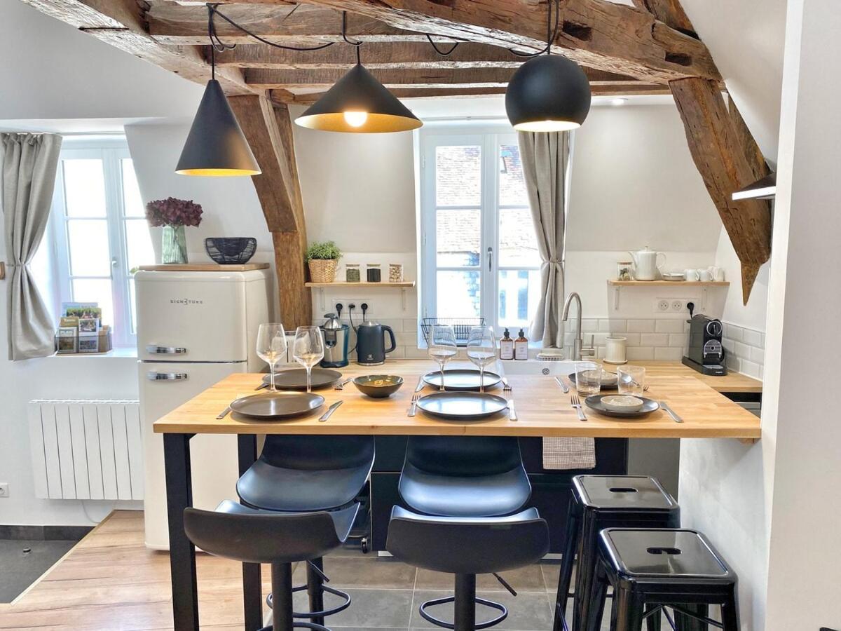 Le Repere Des Sommeliers - Sejour A Auxerre Apartman Kültér fotó